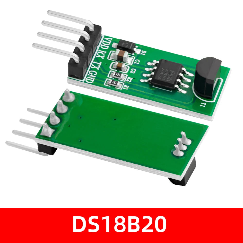 Temp Humidity Sensor Combo DS18B20 DHT11 Modules Arduino MCU Projects Zpaxo DS18B20