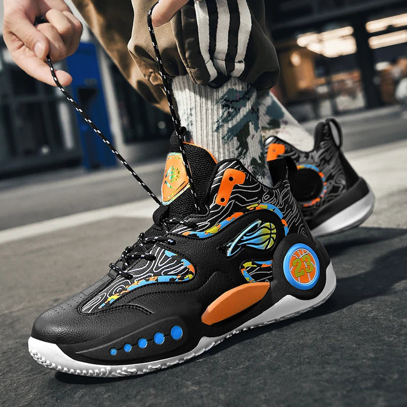 Men's Basketball Shoes Breathable Cushioning Non-slip Wearable Runing