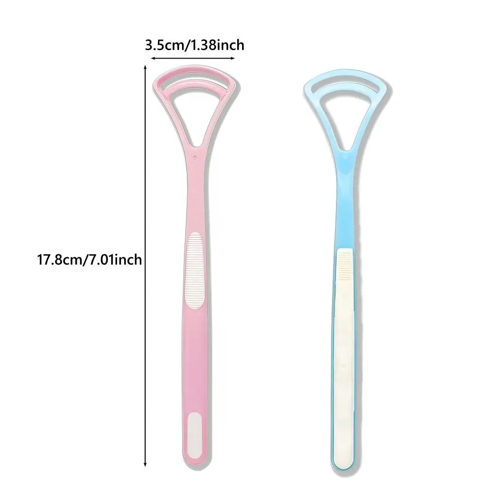 Soft Tongue Scrapers Gentle Cleaning Brush Oral Hygiene Zpaxo