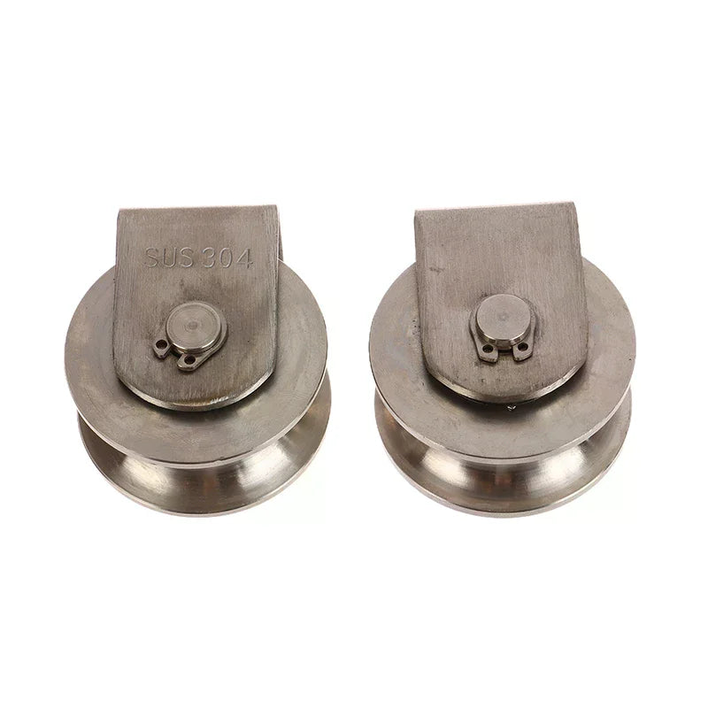 Stainless Steel Heavy Duty Roller Wheel Bearing Pulley Strong Zpaxo