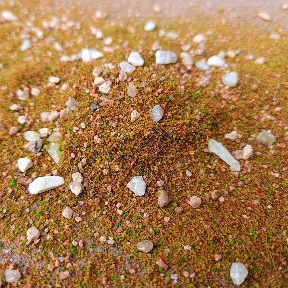 30G Static Grass Terrain Powder – HO & N Scale Diorama Kit Diorama Terrain Powder Zpaxo 30g brown