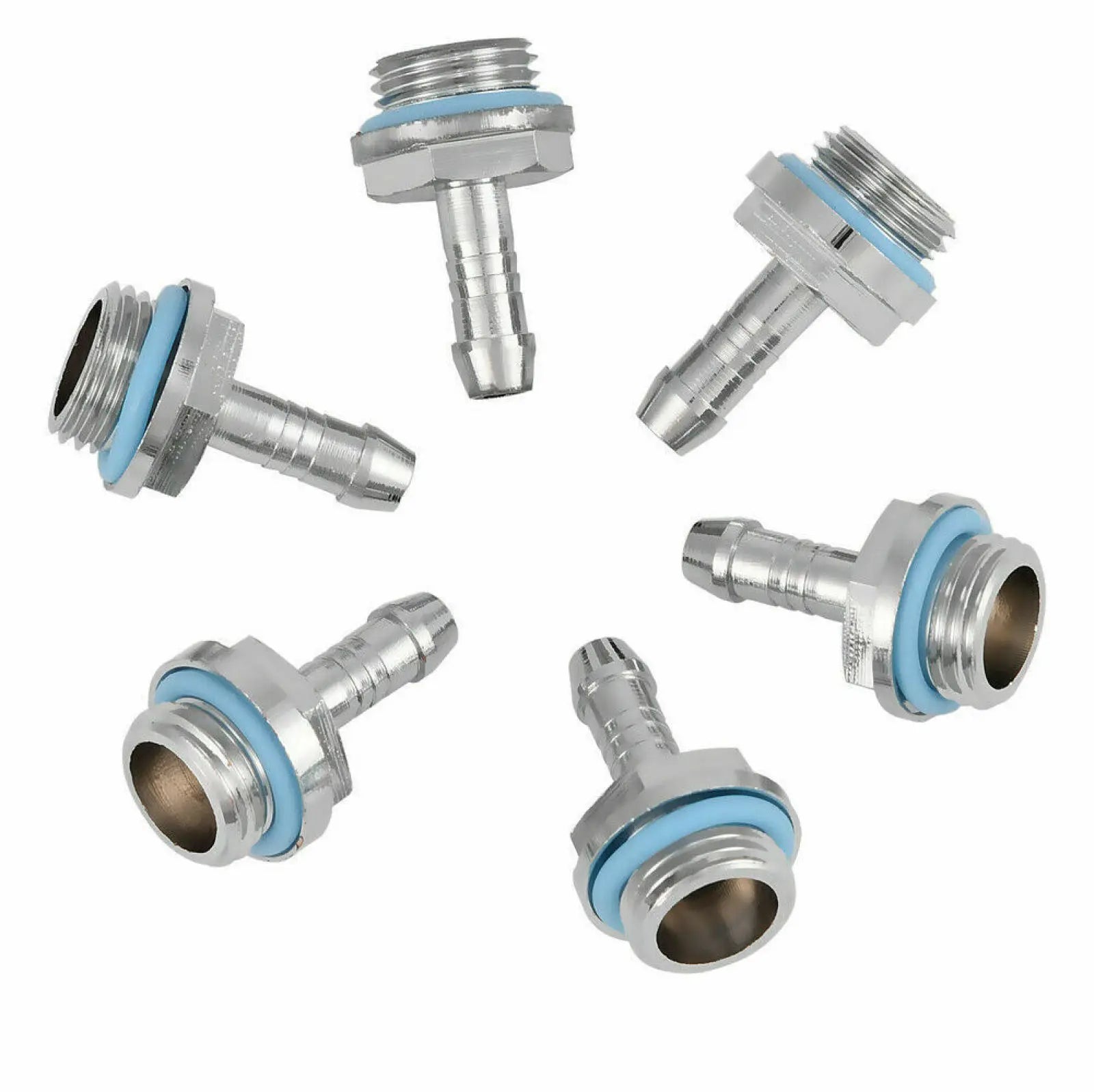 6x Hose Barb Connector G1 4 Thread Pipe Tube Tow-touch Fitting Pagoda