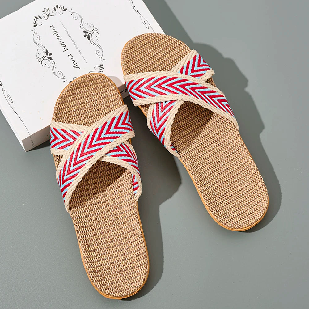 Inddoor Home Slippers Lightweight Women Antislip Bedroom Soft Bottom