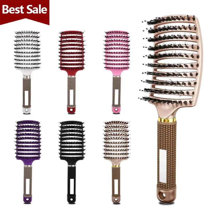 Anti-Static Detangling Hair Brush – Wet & Dry Massage Comb Detangling Hair Brush Zpaxo