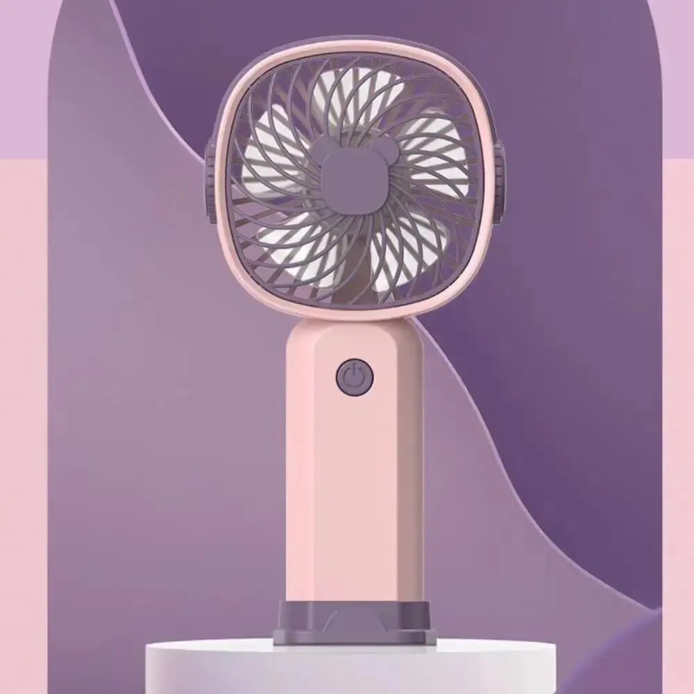 Mini USB Handheld Fan Multi-Functional Desktop With Stand Eectric Fan Students Outdoor Portable Portable Small Fan Zpaxo