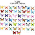 1:12 Dollhouse Mini Butterfly Models – 10/30/50 Pc DIY Set