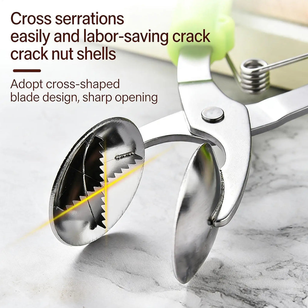 Stainless Steel Chestnut Cutter & Nut Cracker Opener Tool Nut Cracker Tool Zpaxo