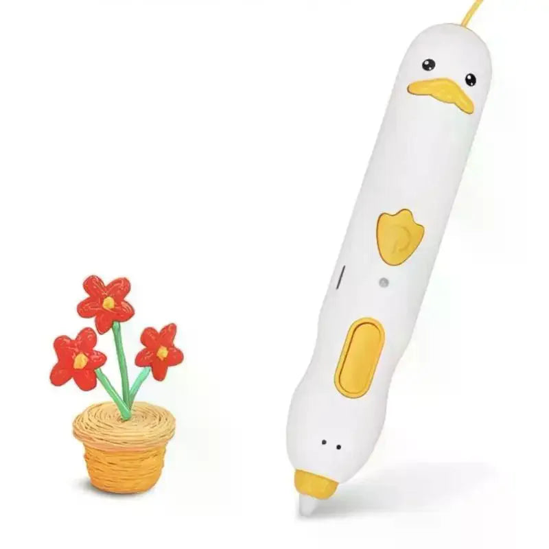 1 Set DIY Drawing Pens PCL Low-Temperature 3D Printing Pen With 236inch Filament USB Charging Christmas Gift For Beginners Zpaxo