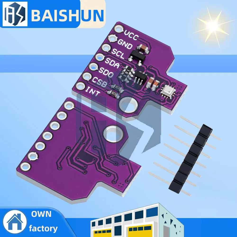 I2C Barometric Pressure Temperature Sensor BMP388L BMP390l 24-Bit Zpaxo