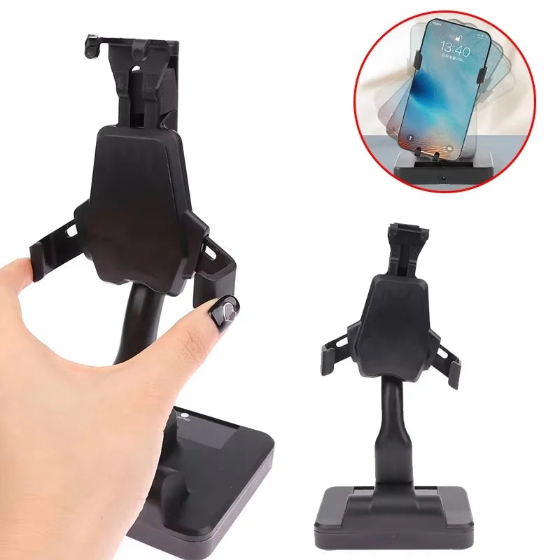 Desktop Automatic Swing Pedometer Phone Holder Stand Lazy Walker Zpaxo