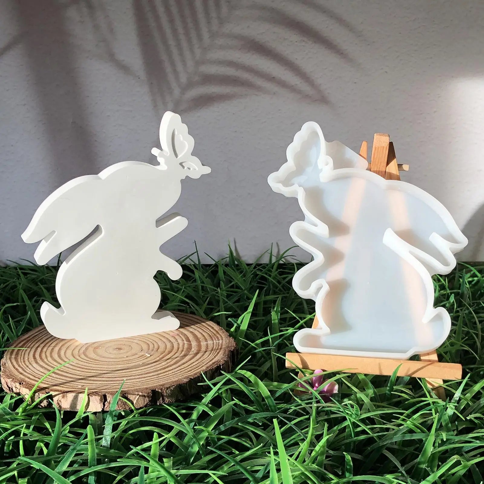 Bunny Silicone Mold Butterfly Easter Spring Candle Making Molds Resin