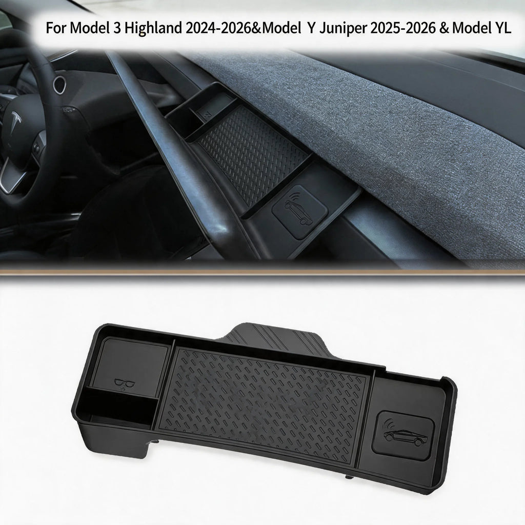 Tesla Model 3 & Model Y Dashboard Storage Box | Sunglasses Holder