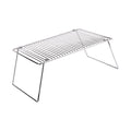 Folding Campfire Grill Baking Rack Drying Roasting Rack Multipurpose Camping Grill for Hunting Outdoor Picnics Fishing Trip Zpaxo Default Title