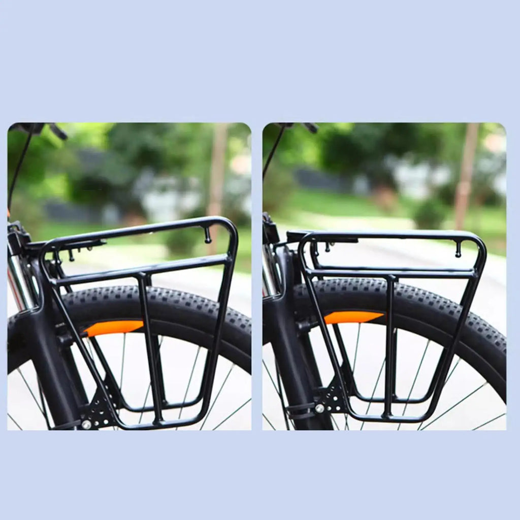 Road Bike Front Rack Stable Bicycles Stand Footstock Luggage Sports