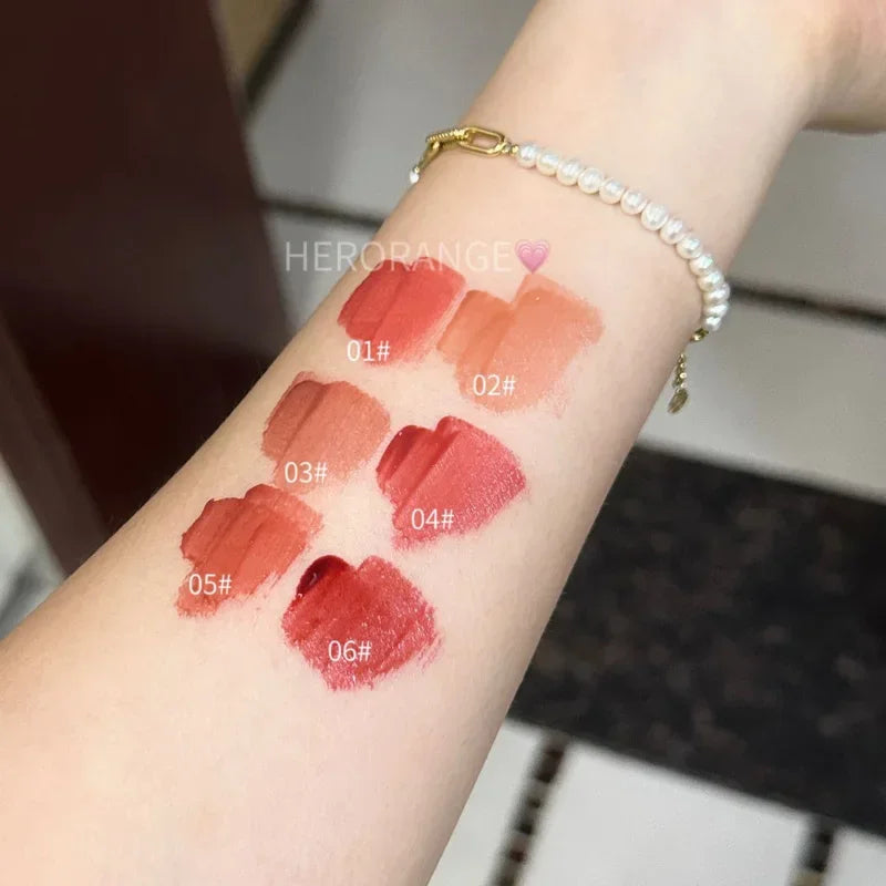 Misty Ice Night Mirror Lip Gloss Long Lasting Not Fade Lip Tint Water Gloss Glass Lipstick Blood plasma Lip Makeup Cosmetics Zpaxo
