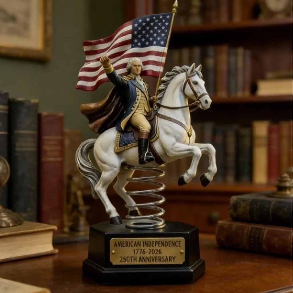 Horse Statue 250 Years Commemorative Desktop Figurine Resin Men