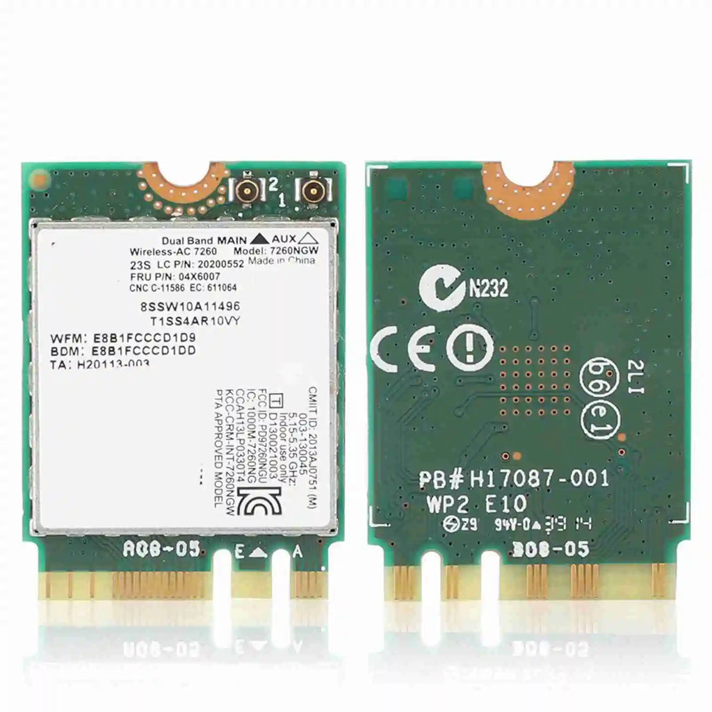 Network Card Intel Dual Frequency Wireless 7260 AC 867Mbps Special
