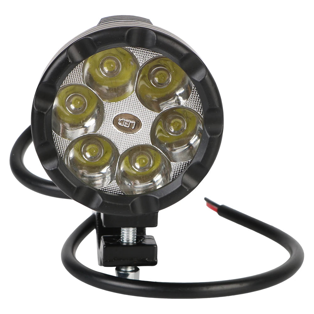 12V Motorcycle Light for BMW Honda Kawasaki Cafe Racer Auxiliary Fog Lamps LED Headlight Spotlight Assembly Driving Lamp Zpaxo