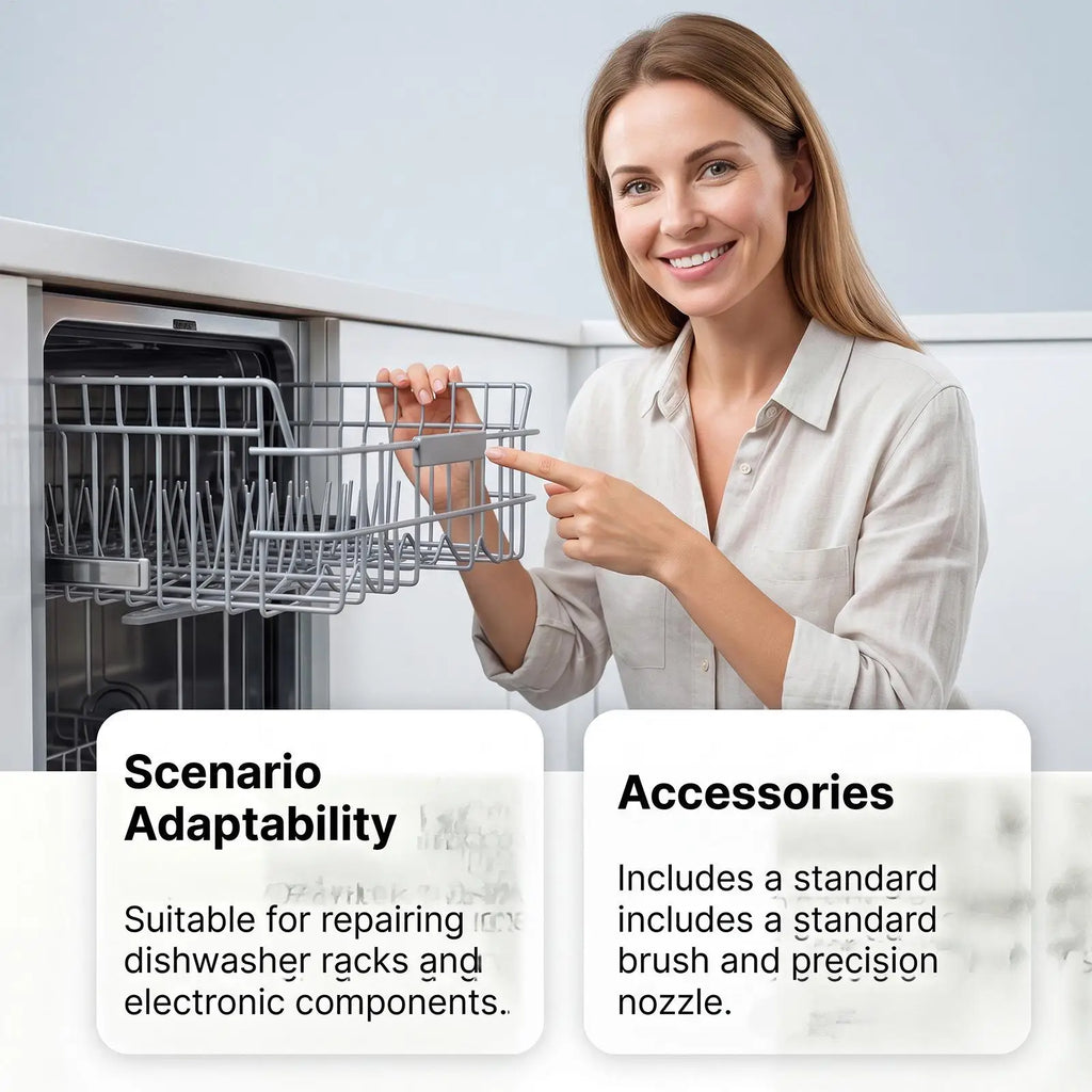 Dishwasher Rack Repair Gray Waterproof Anti-rust Adhesive Coating