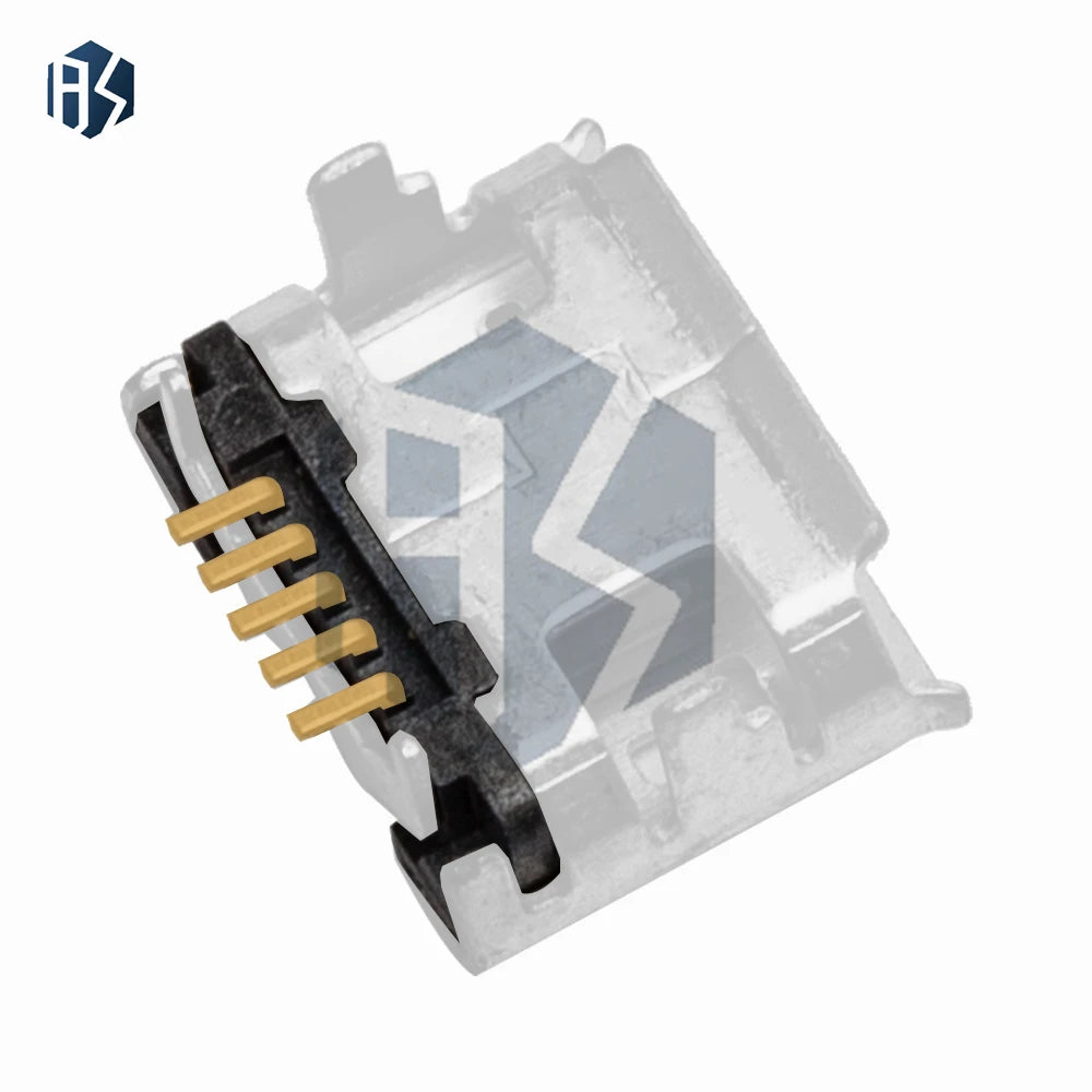Tail Micro USB Charging Jack 5Pin PCB Mount Electrical Connector Zpaxo