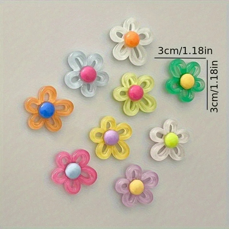 Cartoon Flower Decoration Refrigerator Magnet Suitable Kitchen Home