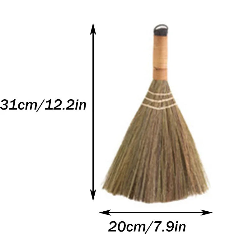 Japanese Short-Handle Broom – Natural Bamboo & Straw Brush Short Handle Broom Zpaxo
