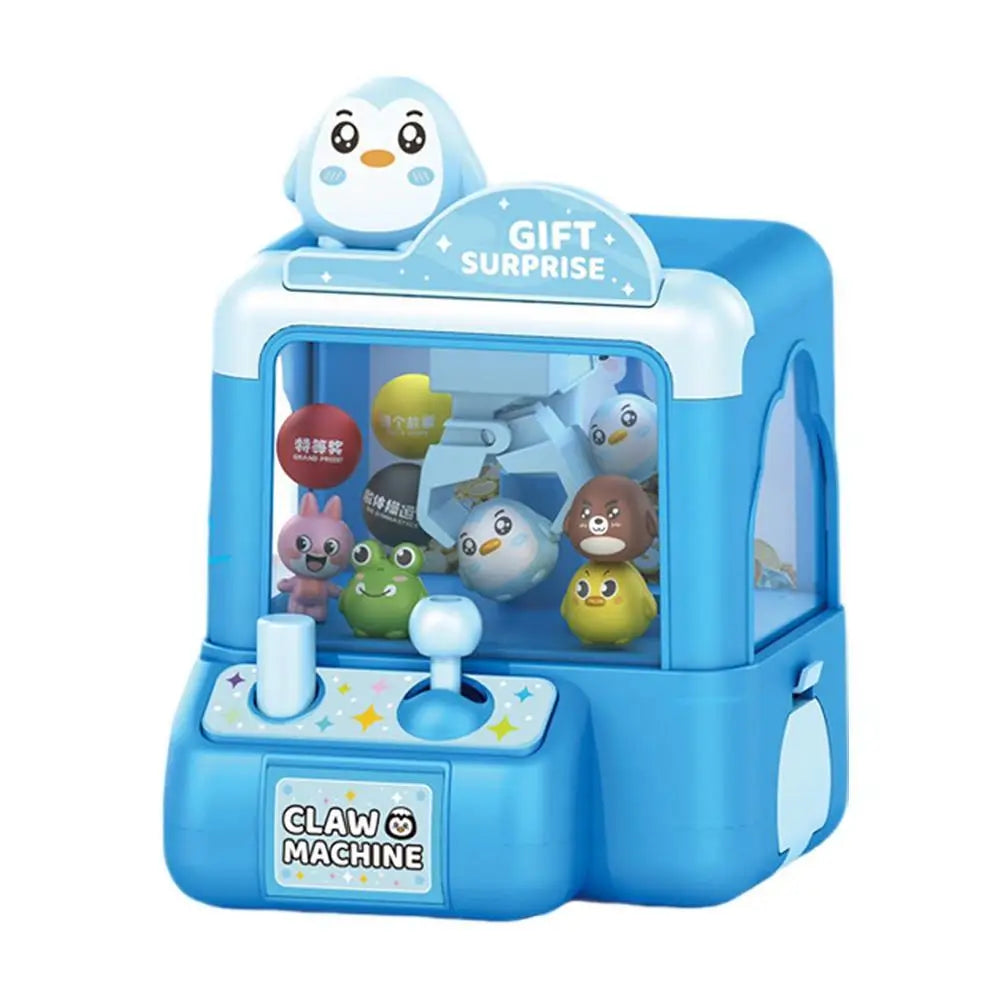 Mini Claw Machine Toy – Penguin Arcade Grabber for Kids Mini Claw Machine Zpaxo BLUE