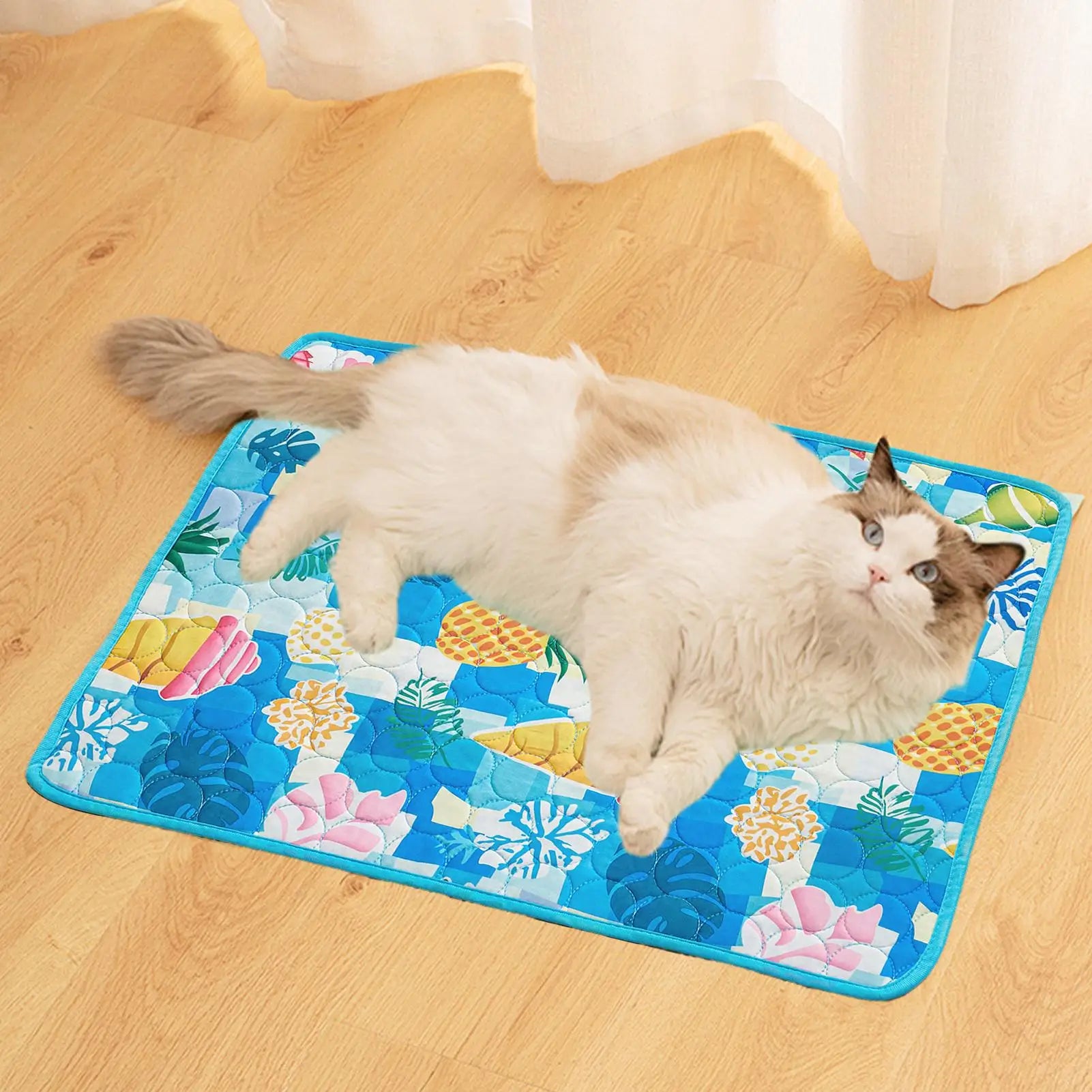 Pet Cooling Mat – Ice Silk Breathable Summer Pad for Dogs & Cats Pet Cooling Mat Zpaxo