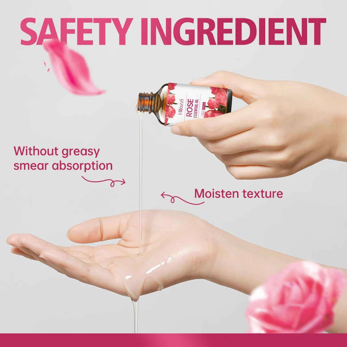 100ml/60ml/30ml rose essential oil skin care fragrance aromatherapy essential oil perfume Massage moisturizing oil Zpaxo