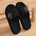 Cloud-like Softness, EVA Comfortable Lightweight Slippers, Suitable for Home and Outdoor, Unisex Couple Two-tone, Simple Zpaxo black-a 42-43