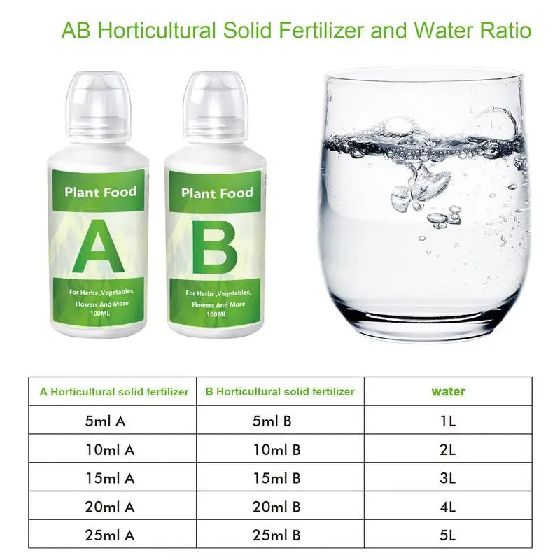 Hydroponic Plant Nutrient Solution Box B Fertilizer Flowers Fruit