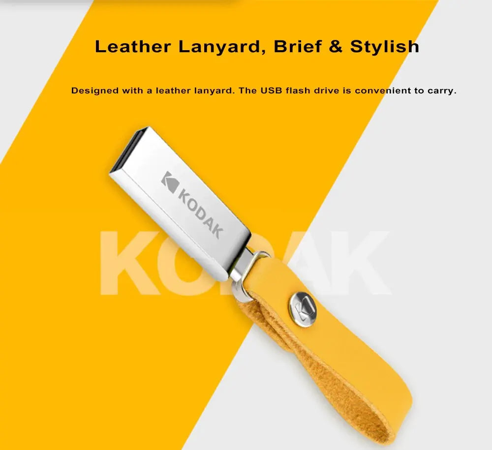 KODAK USB 2.0 Pen Drive 16GB 32GB 64GB K122 Metal USB Flash Drive Zpaxo