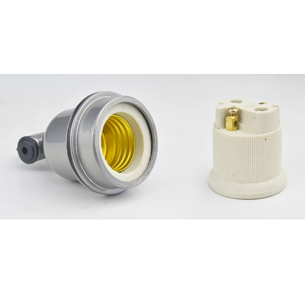 E27 Lamp Holder Socket For Livestock Cows Pig Waterproof Aluminium Bulb Lamp Heater Holder Lamp Light Adapter Heat Lamp Holder Zpaxo