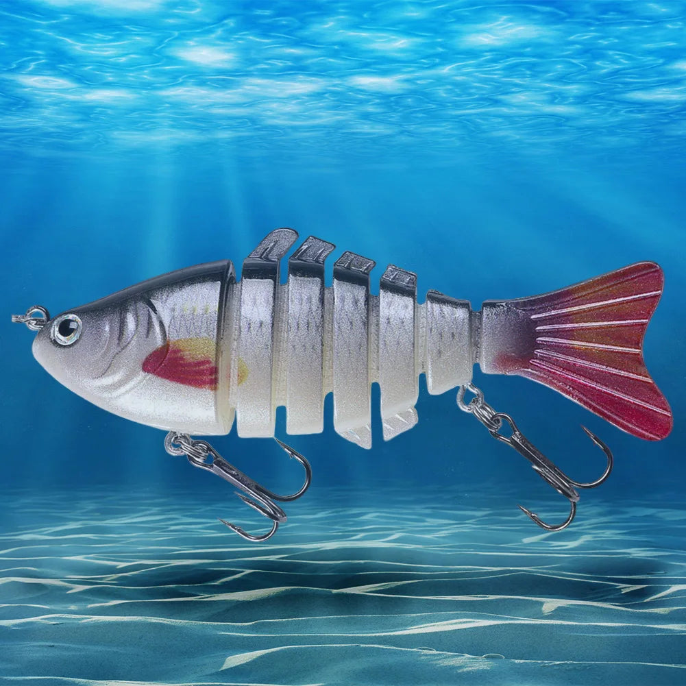 Sinking Wobblers Fishing Lures Lifelike Multi Jointed Swimbait