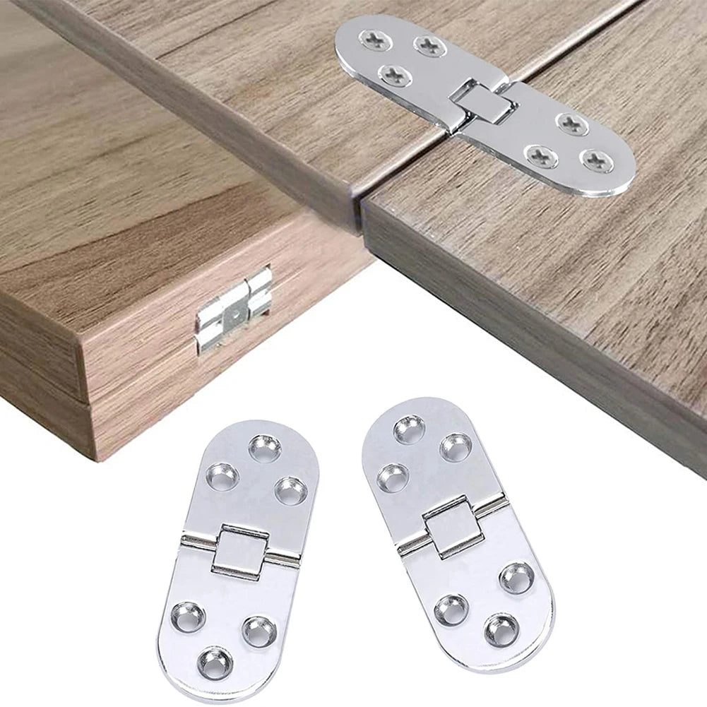 Zinc Alloy Folding Table & Cabinet Door Hinges – 8x3cm