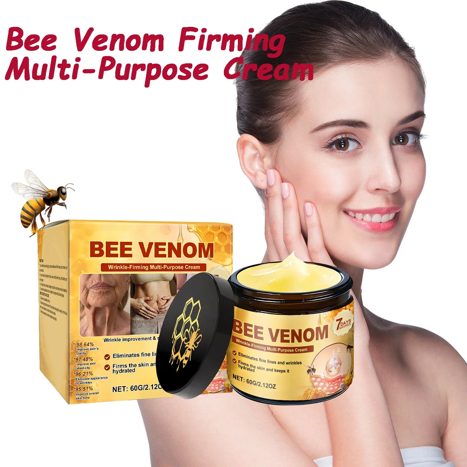 Hoygi Bee Venom Firming Cream – Anti-Aging & Lifting Body Cream Anti-Aging Body Cream Zpaxo