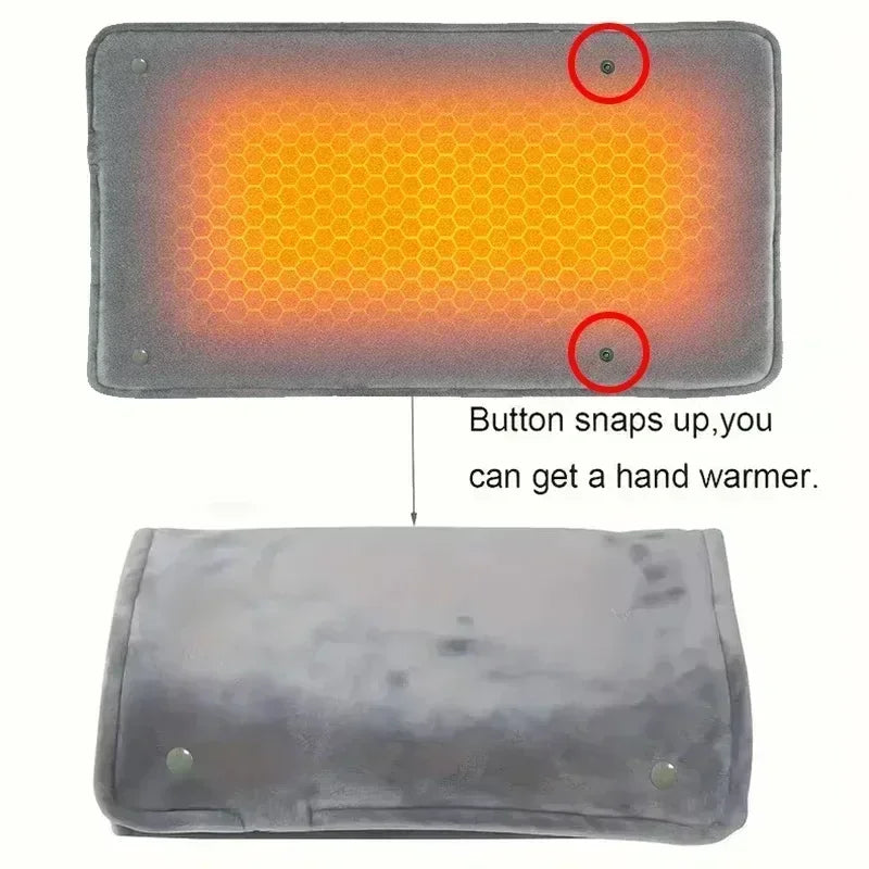 Graphene USB Heating Pad – Adjustable Temp & Timer | 46×30cm USB Heating Pad Zpaxo