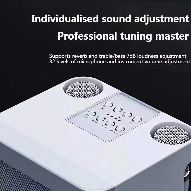 AyeBeau Portable Karaoke Bluetooth Speaker with Microphone Karaoke Bluetooth Speaker Zpaxo