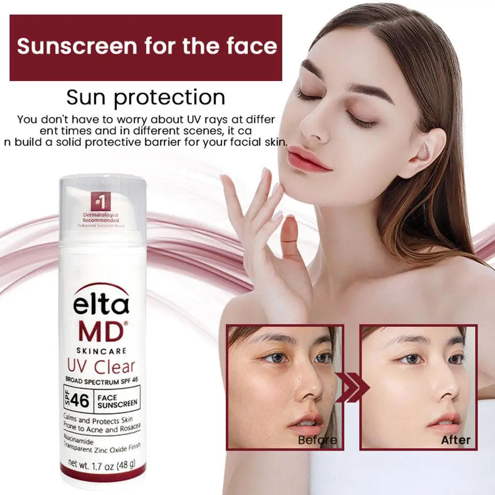 SPF 46 Facial Sunscreen 48ml – Sensitive & Acne-Prone Skin Facial Sunscreen Zpaxo