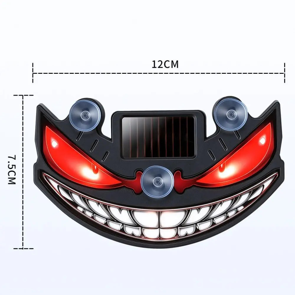 Blinking Moving Eyes Solar Demon Eye Light Suction Cup Installation Zpaxo