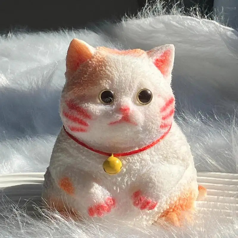 Stress Toy Cat For Kids Cute Cat-Shape Fidget Ball Mochi Animal Pinch Family Fun Game Relief Sensory Toys For Kids Girls Boys Zpaxo