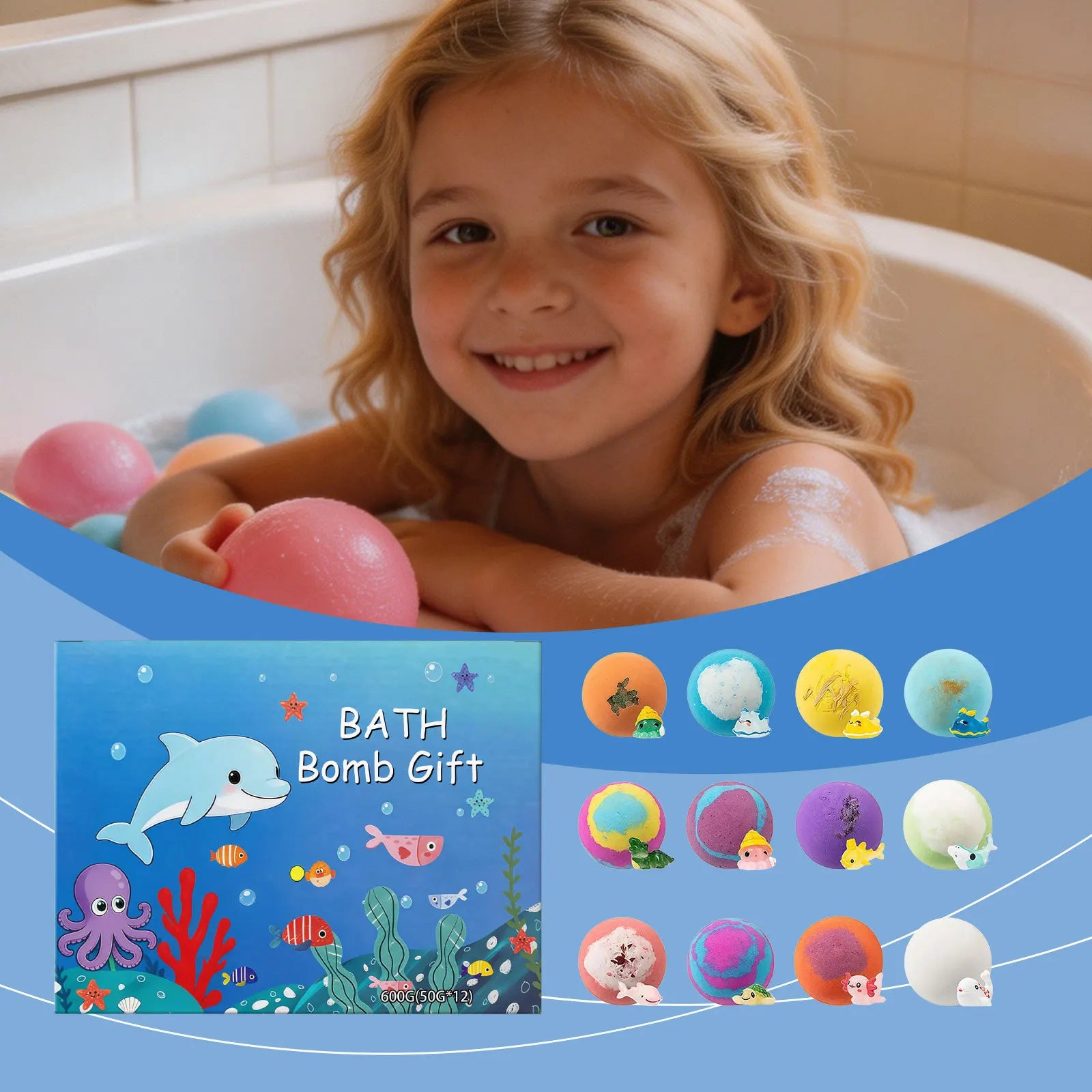 Doll Bath Bomb Gift Set – Soothing Bath Salts for Soft Skin Bath Bomb Gift Set Zpaxo