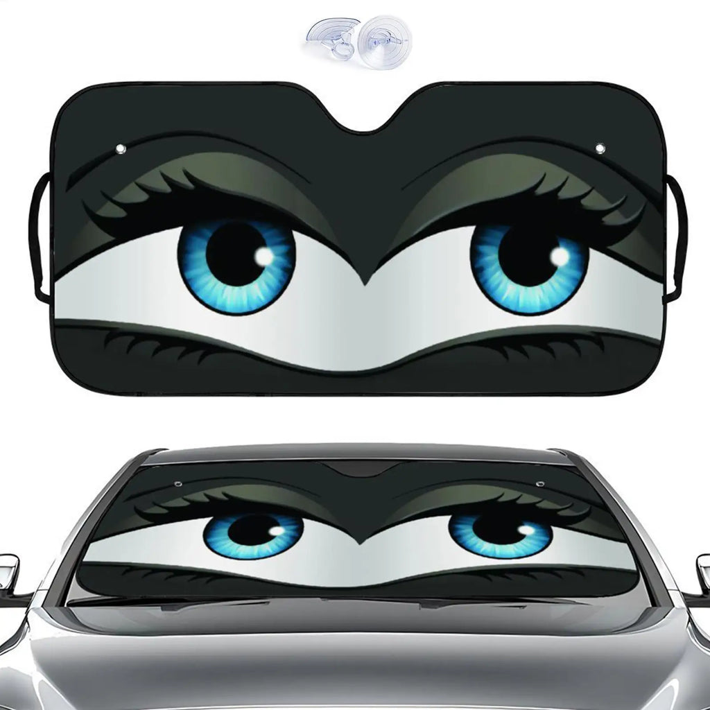 Cartoon Folding Car Sunshade Windshield Protector UV Heat Protection
