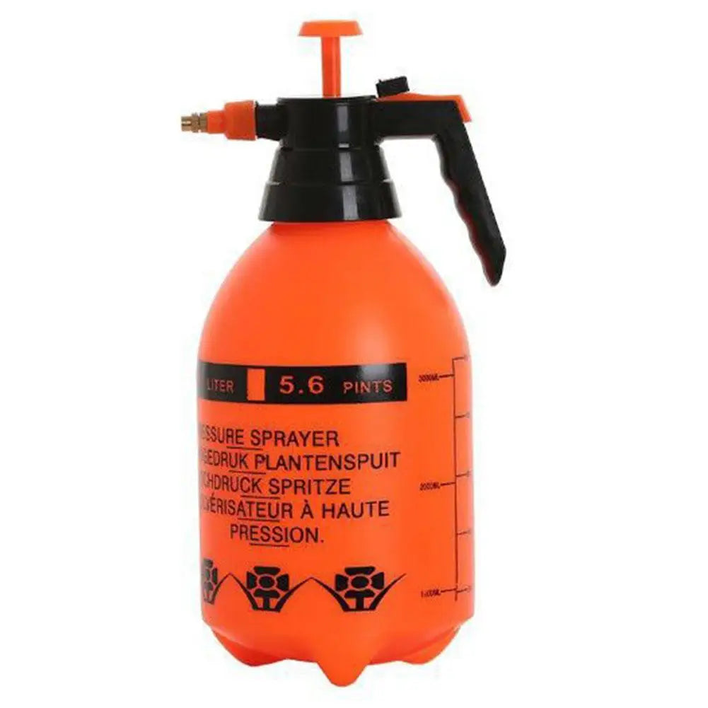 Handheld Garden Pump Pressure Sprayer 0.8L–3L | Air Compression Garden Pressure Sprayer Zpaxo Orange 3L