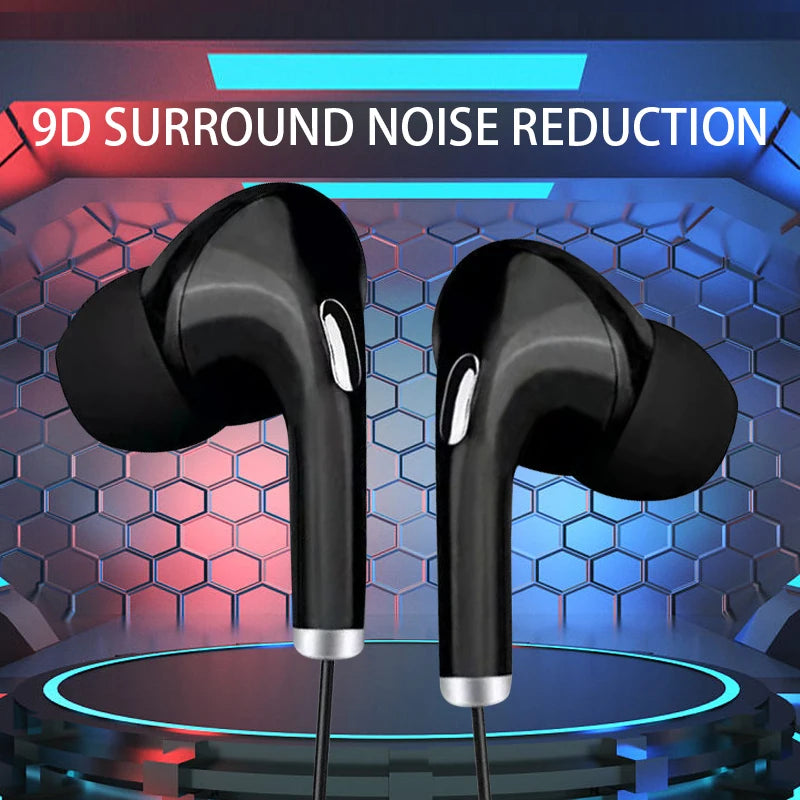 Universal 3.5mm Wired Earphone HiFi Stereo In-Ear Headset Sport Music Headset With HD Microphone Headphones For Laptops Computer Zpaxo