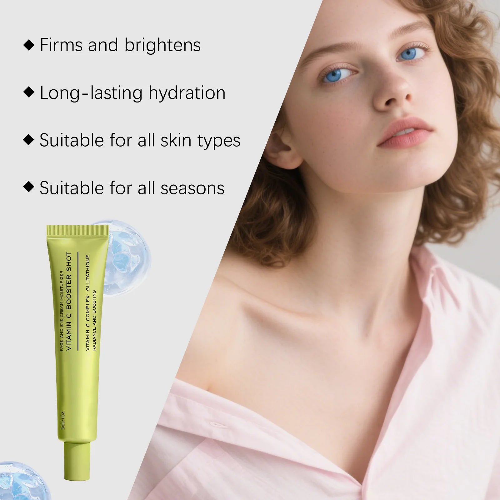 Nicotinamide & Vitamin C Face Moisturizing Cream 30g Face Moisturizing Cream Zpaxo