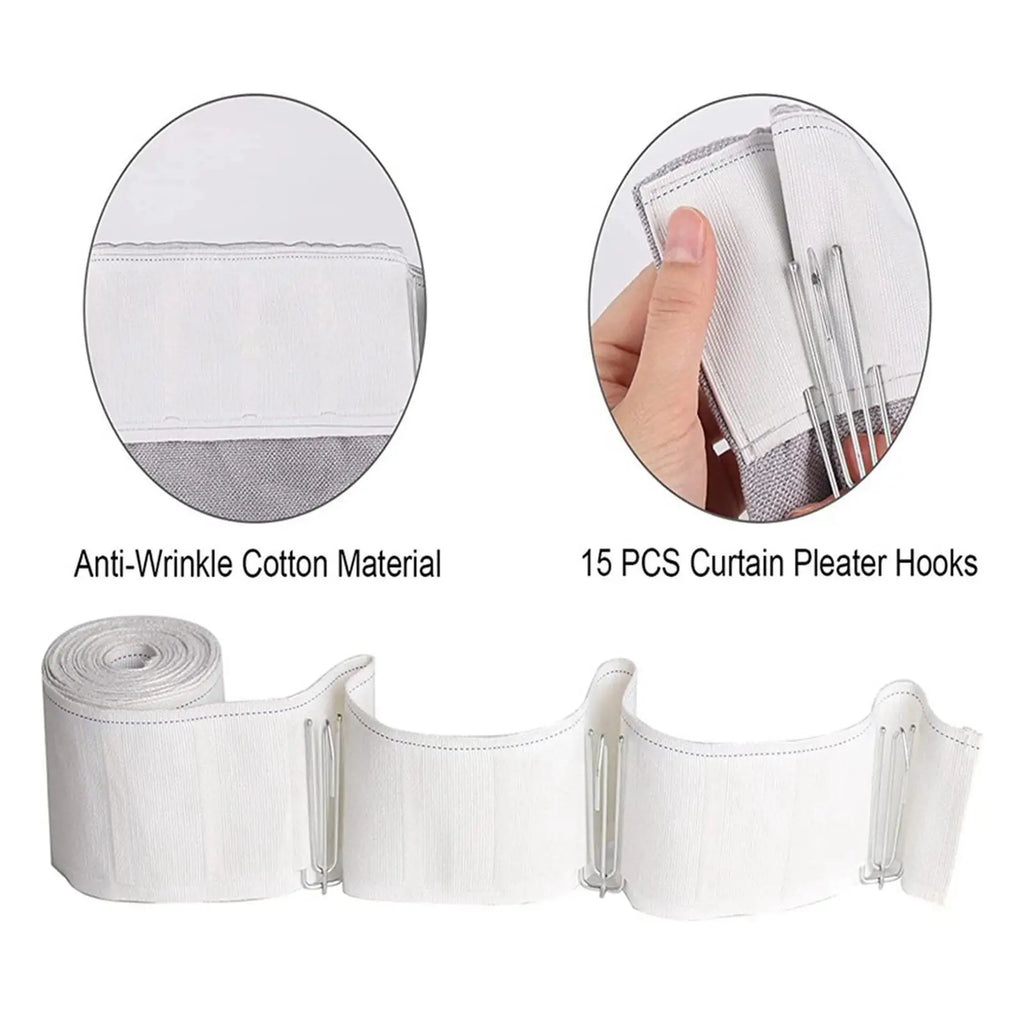 Curtain Stains Tape Professional Curtain Accessories for Bathroom Windows Zpaxo Default Title