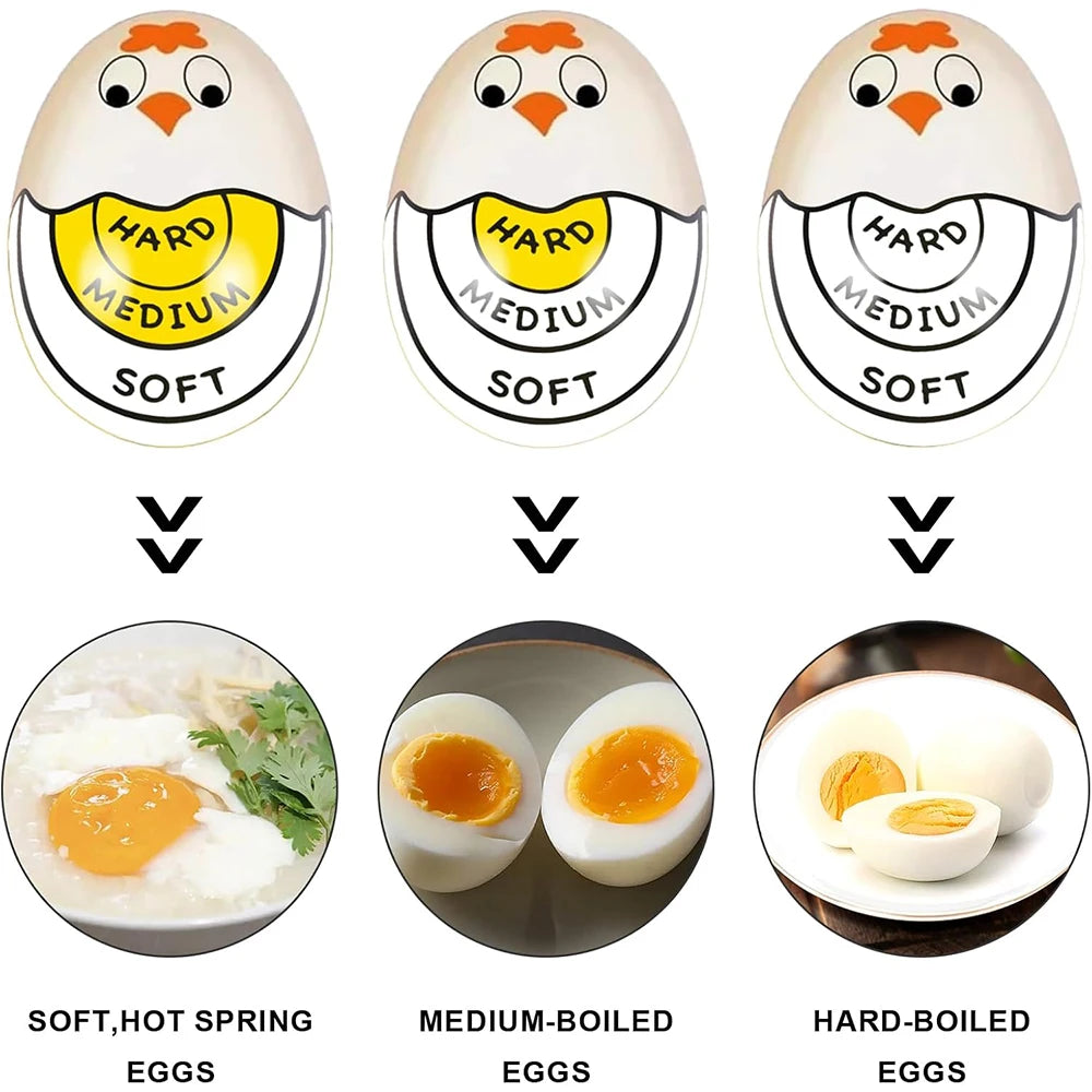 Egg Timer Egg Color Changing Indicator Tells Soft Hard Boiled Egg That Changes Color When Eggs are Ready Zpaxo