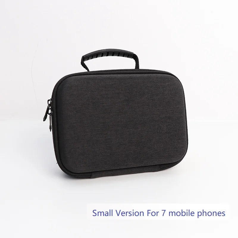 Hard Carrying Case Large-capacity Internet Celebrity Multi-mobile Zpaxo Black Small