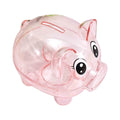 Piggy Bank Decorative Tabletop Ornament Storage Can Festival Gift Money Saving Pot Animal Money Bank Pig Statue for Kids Zpaxo Pink
